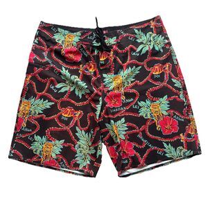 KAHALA Men’s Sz 38 Hawaiian 4-Way Stretch Boardshorts Swim Trunks